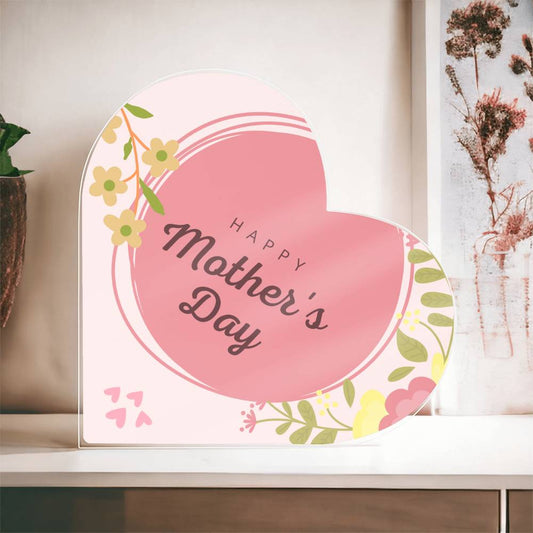 Mothers Day Heart Plaque